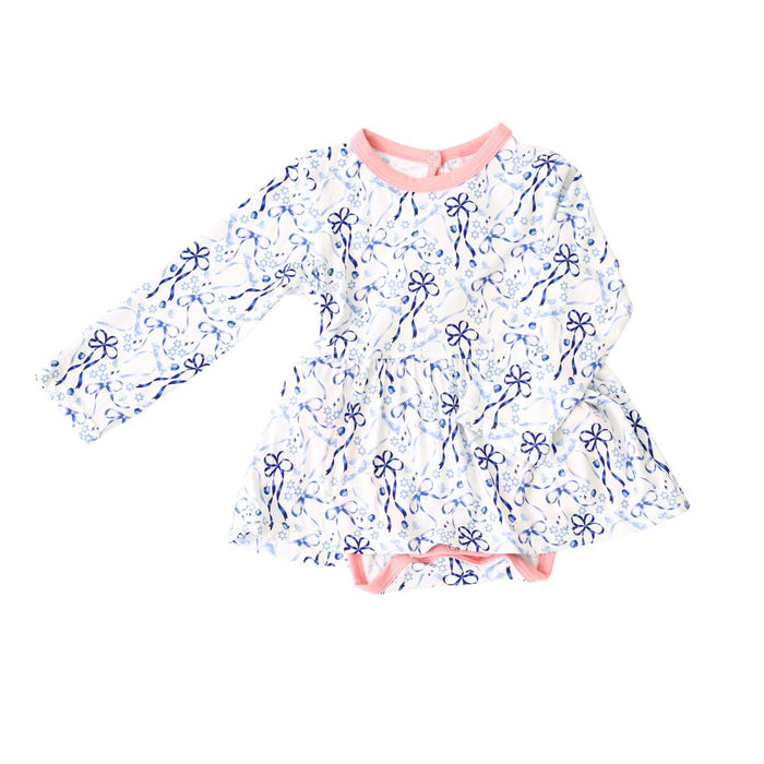 Dreidel Bows Bodysuit Dress - Bestaroo