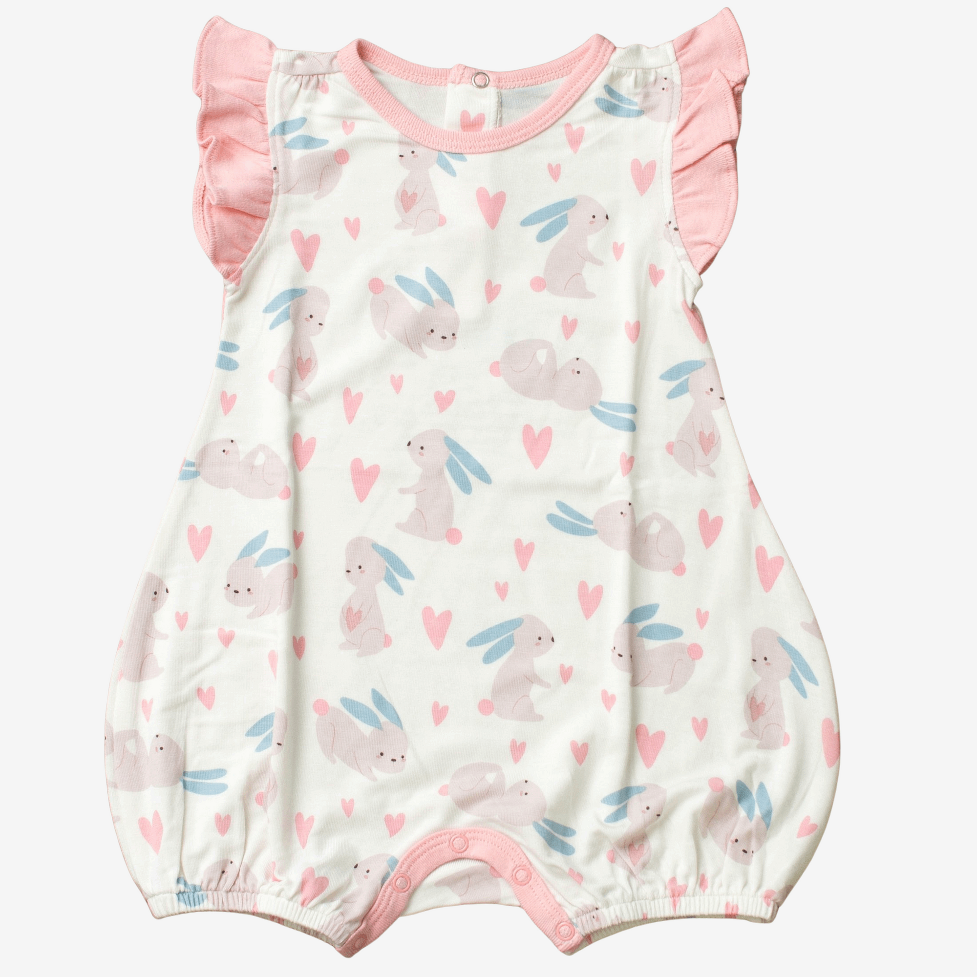 Bunny Love Flutter Romper