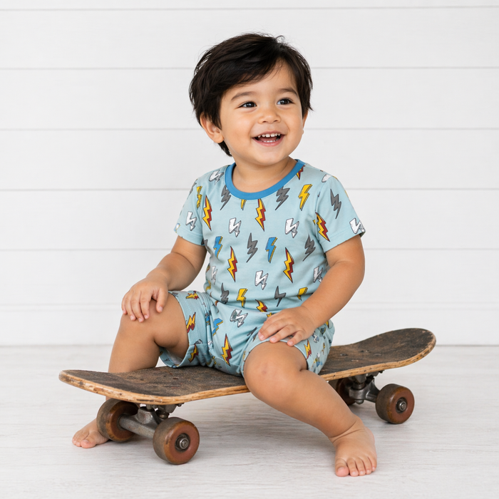 Thunderbolt Shorts Set Pajama - Bestaroo