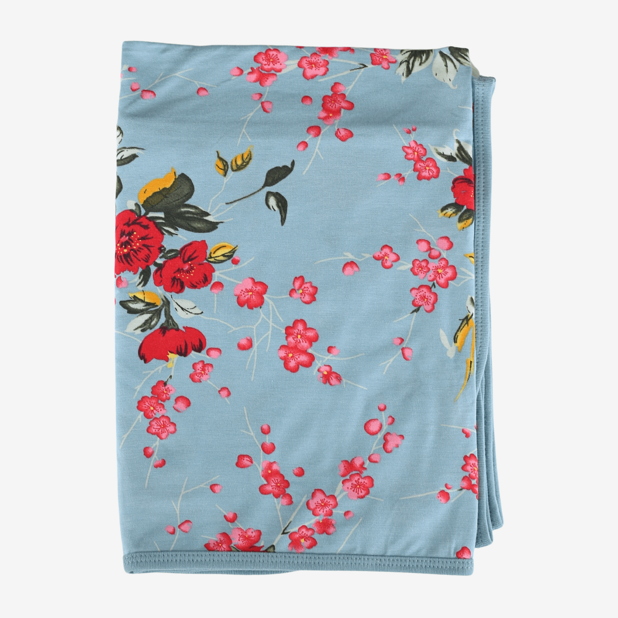 Cherry Blossom Teal Swaddle