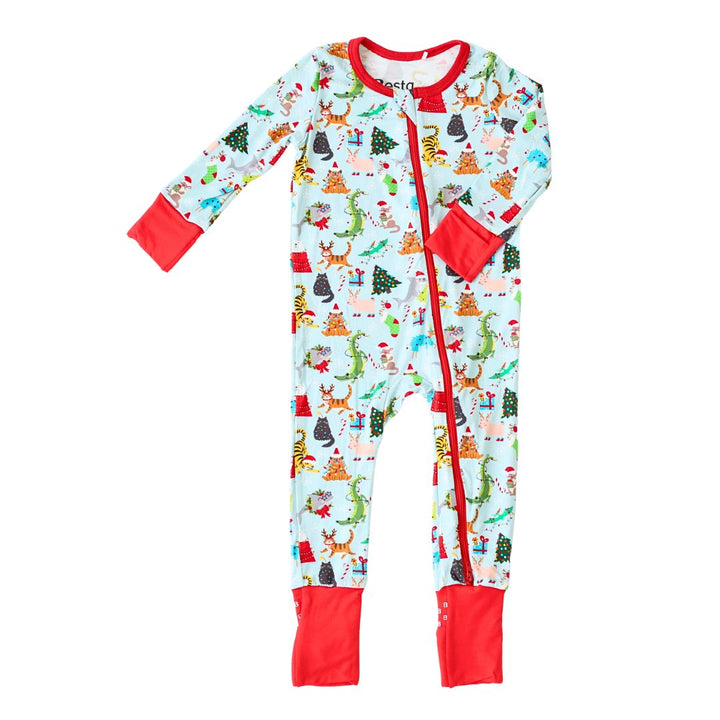 Crackling Christmas Convertible Coverall