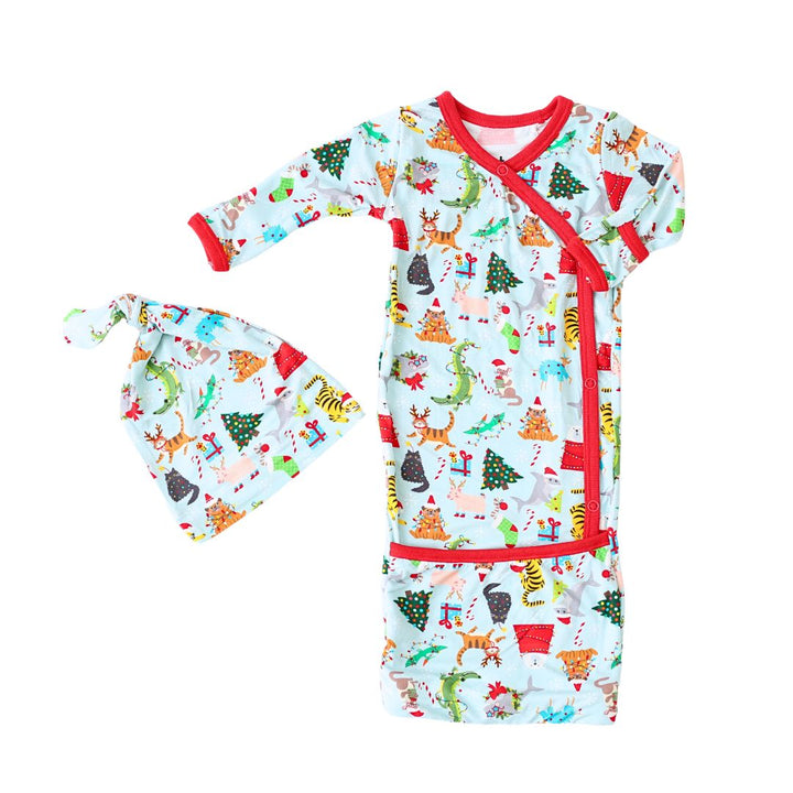 Crackling Christmas Gown & Hat