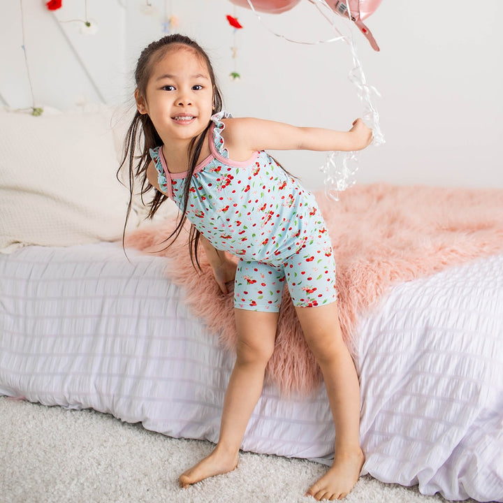 Cherry Kiss Flutter Tank &amp; Shorts