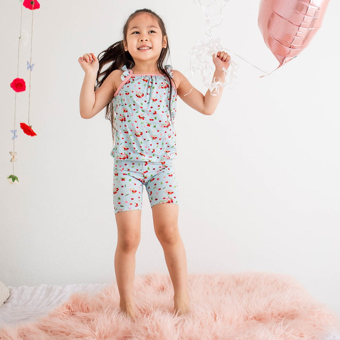 Cherry Kiss Flutter Tank & Shorts - Bestaroo