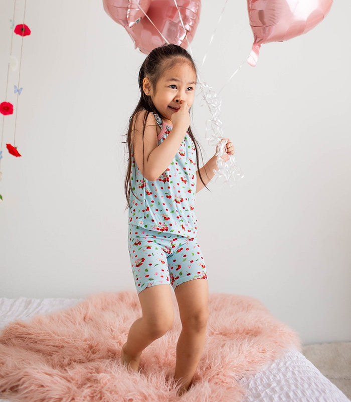 Cherry Kiss Flutter Tank & Shorts - Bestaroo