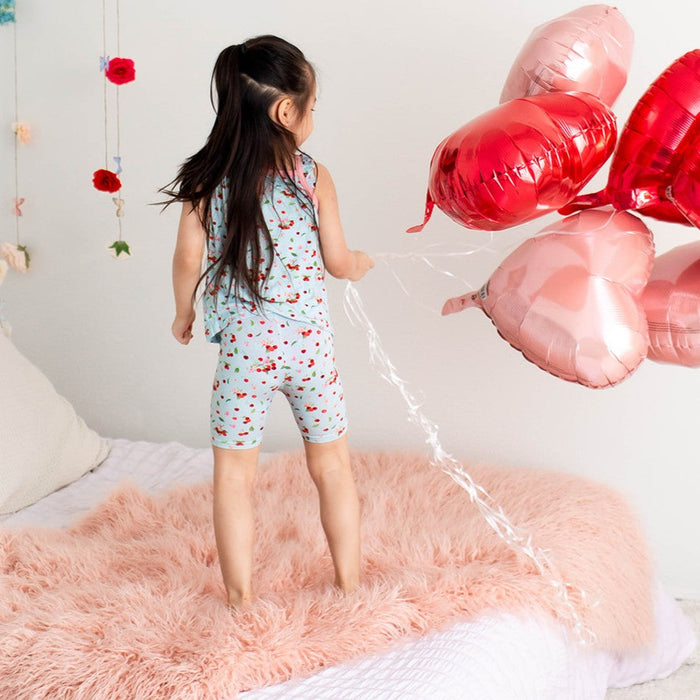 Cherry Kiss Flutter Tank & Shorts - Bestaroo