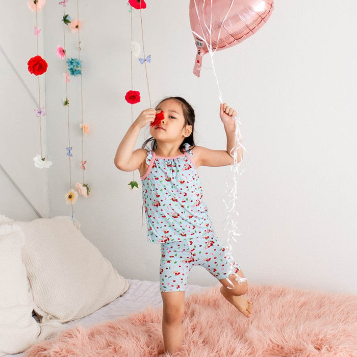 Cherry Kiss Flutter Tank & Shorts - Bestaroo