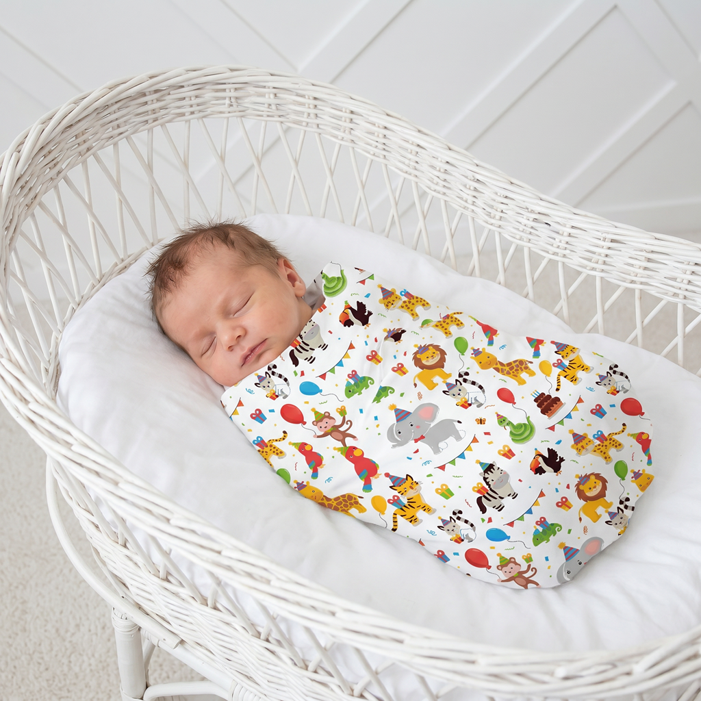 Party Animals Swaddle - Bestaroo