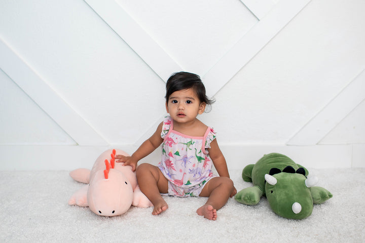 Rosy Rex Bubble Romper