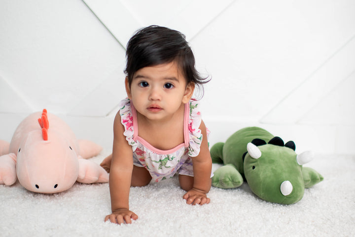Rosy Rex Bubble Romper