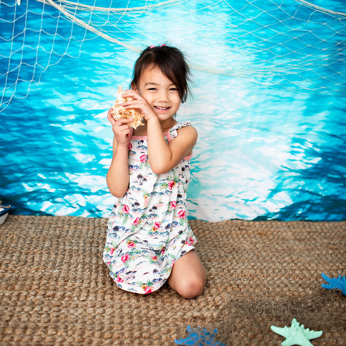 Aloha Flutter Sleeve Dress - Bestaroo
