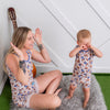 Cuddle Up Cowboy Mom Shorts set