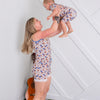 Cuddle Up Cowboy Mom Shorts set