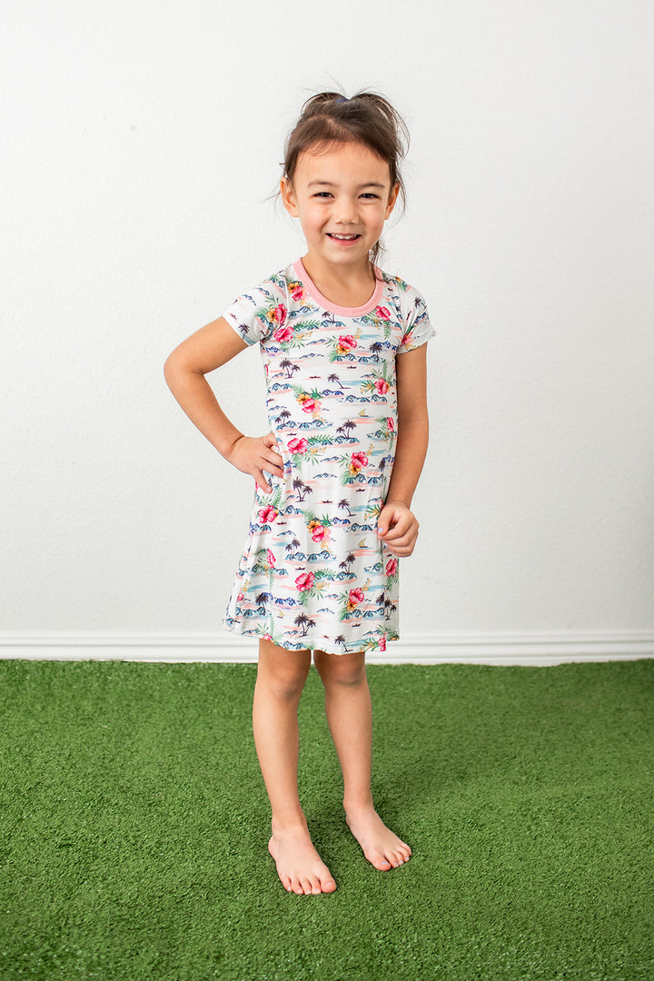 Aloha A-Line Dress