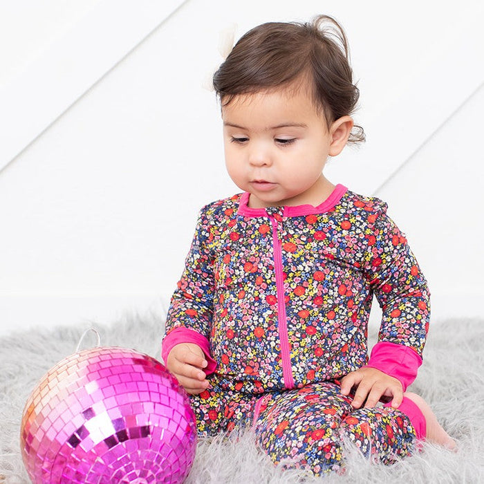 Midnight Petals Convertible Coverall - Bestaroo