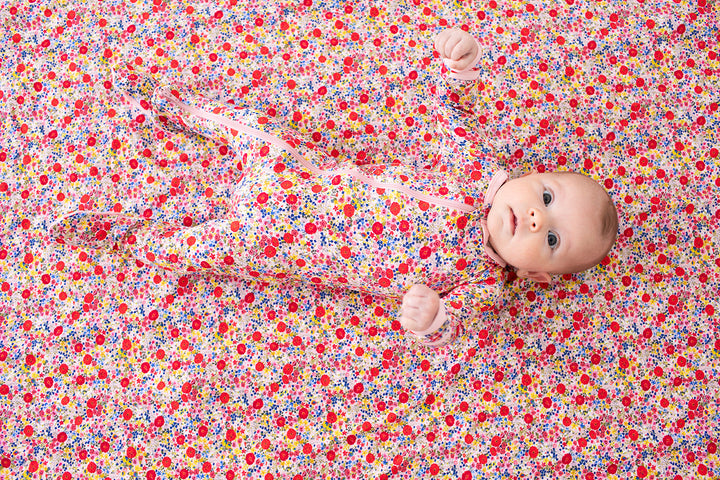 Blush Bloom Footie