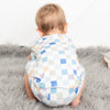 Blue Easter Checks Shorts PJ Set