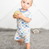 Blue Easter Checks Shorts PJ Set