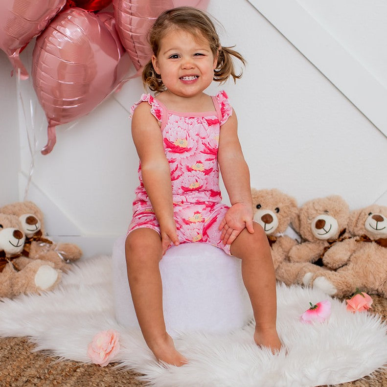 Blush Dreams Flutter Tank & Shorts