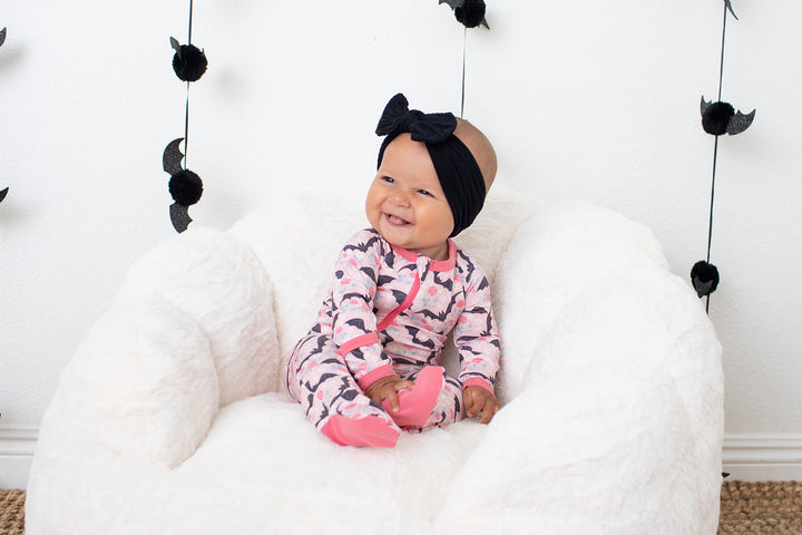 Batty Blossoms Footie