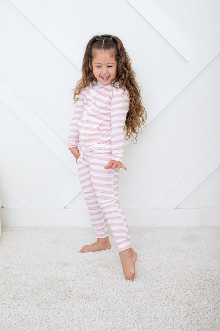 Blush Stripes Relaxed Fit Jogger