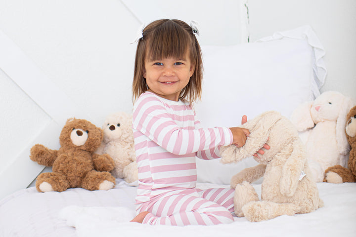 Blush Stripes  L/S Pajama