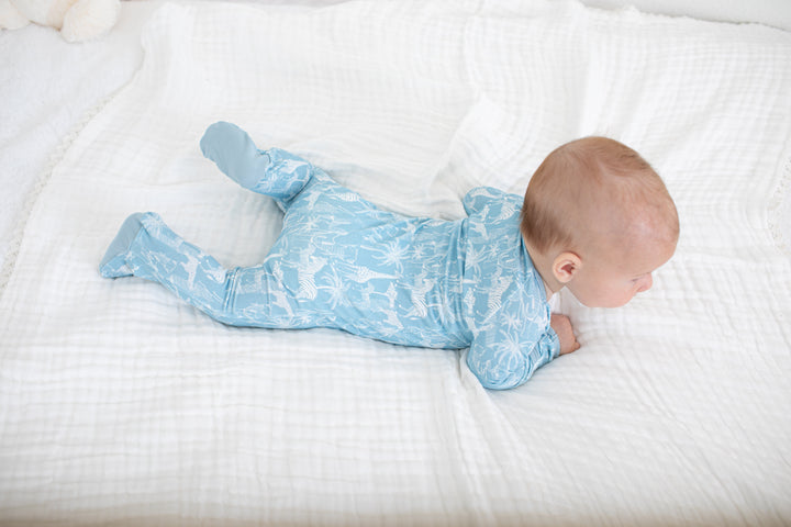 Savanna Blue Footie