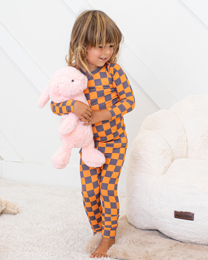 Pumpkin Plaid Pajamas