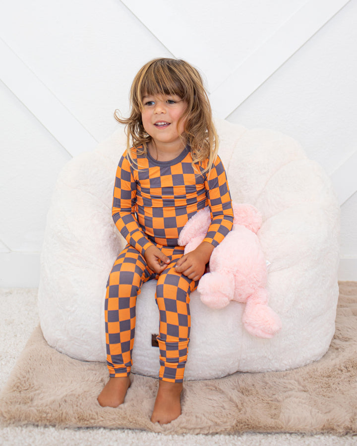 Pumpkin Plaid Pajamas