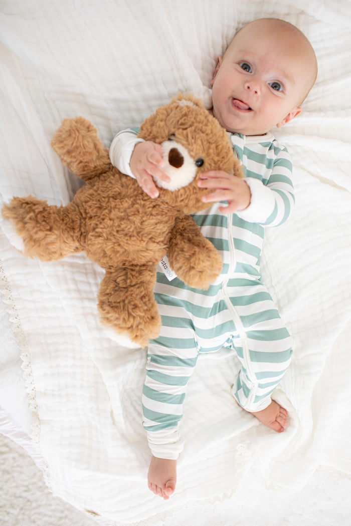 Jade Stripes Convertible Coverall
