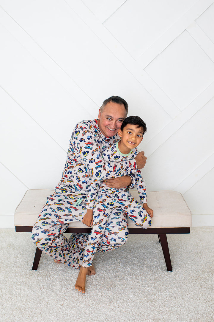 Wild Wheels Men's Pajama Set