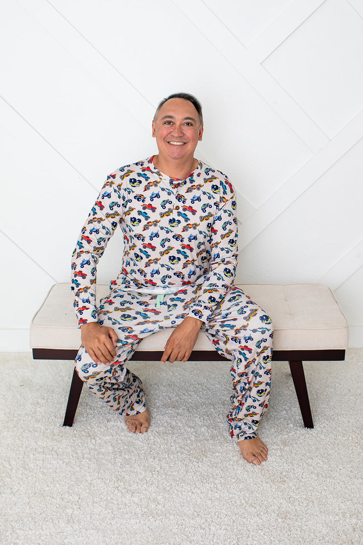 Wild Wheels Men's Pajama Set