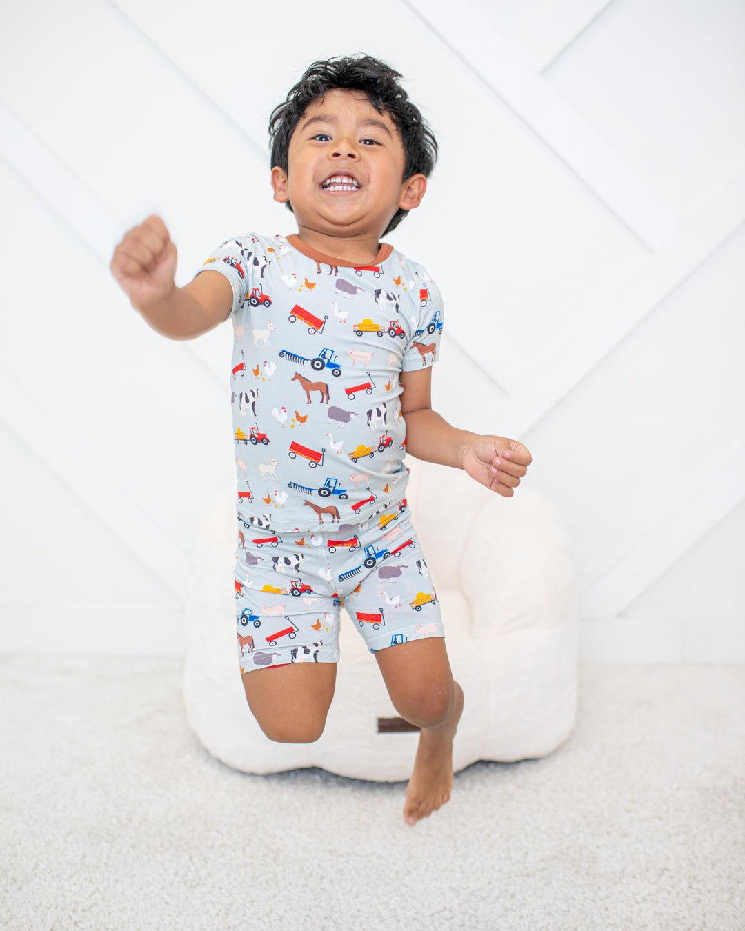 Barnyard Cuddles Shorts Set Pajama