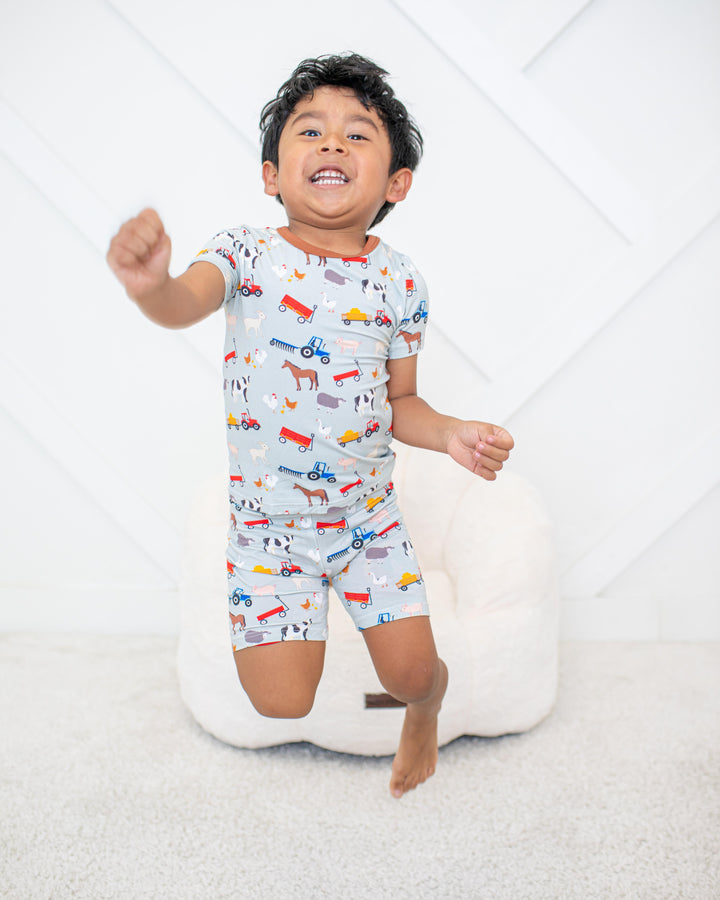 Barnyard Cuddles Shorts Set Pajama