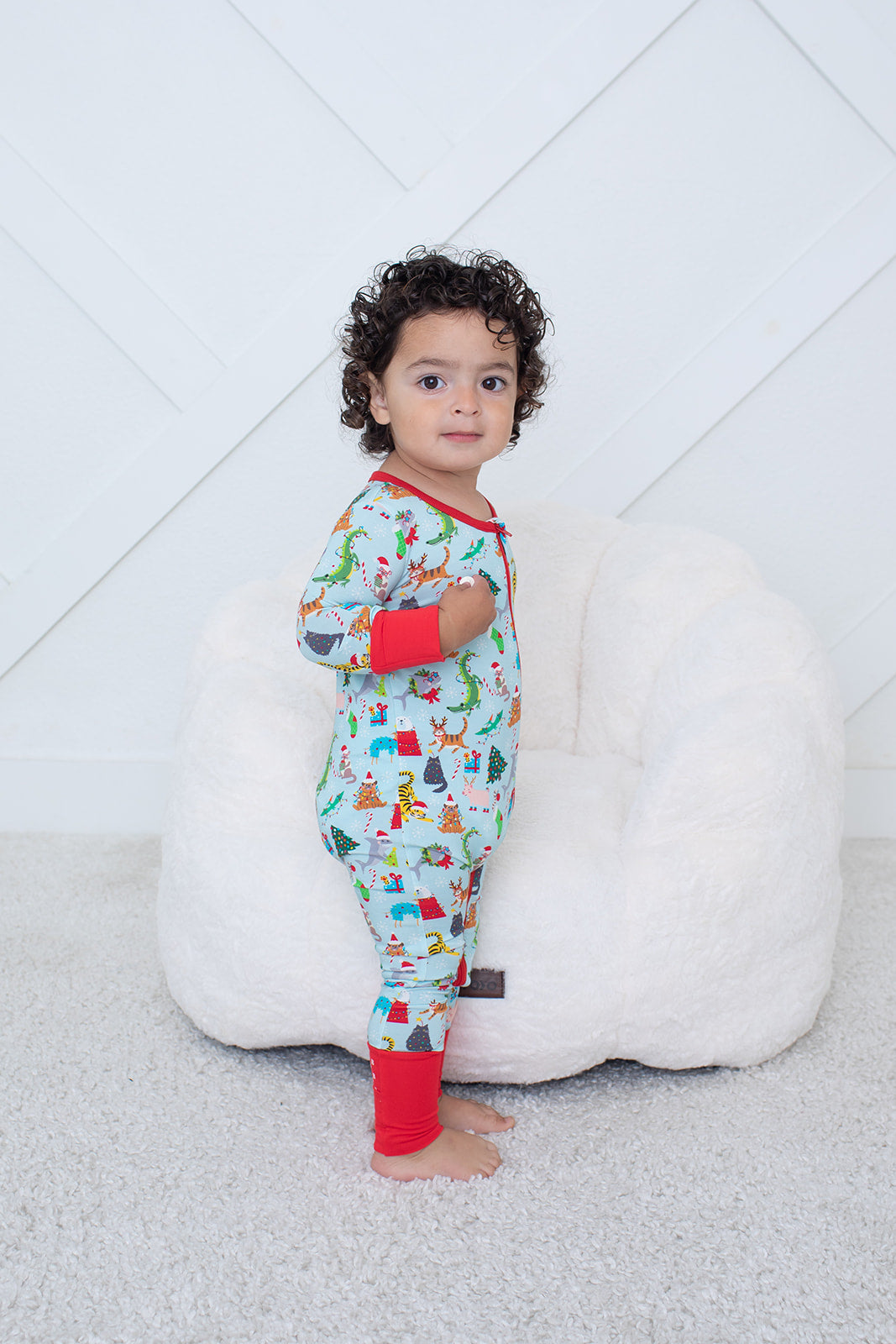 Crackling Christmas Convertible Coverall