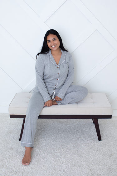 Pearl Grey Women's Pajama Set