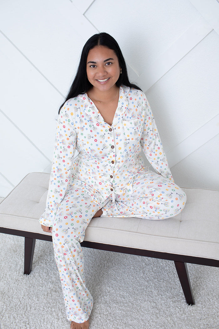 Happy Hanukkah Women's Pajama Set - Bestaroo
