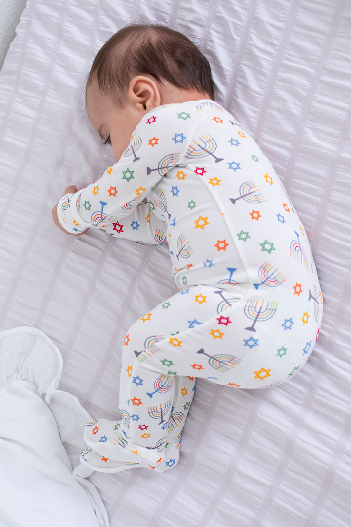 Happy Hanukkah Footie