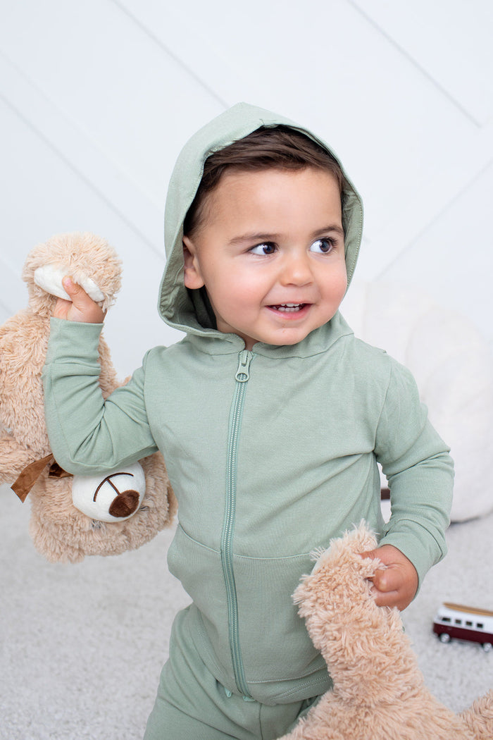 Sage Zipper Hoodie - Bestaroo