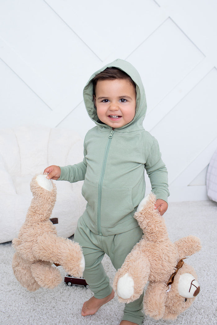 Sage Zipper Hoodie - Bestaroo