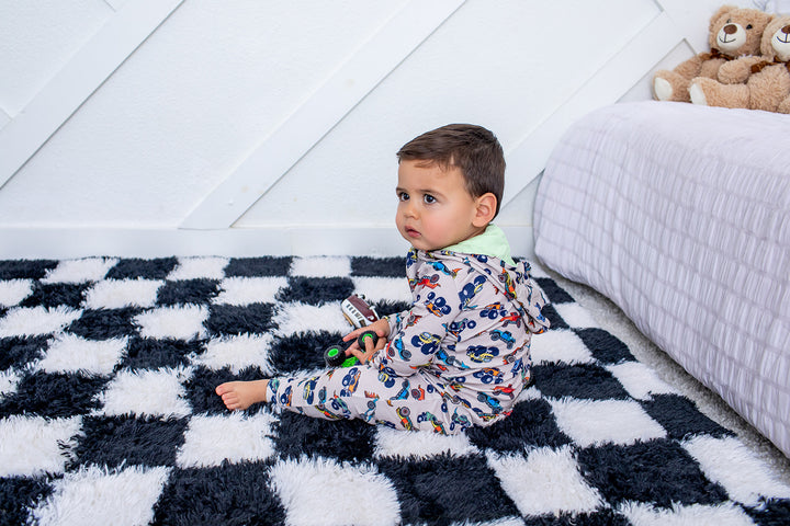 Wild Wheels Zipper Hoodie