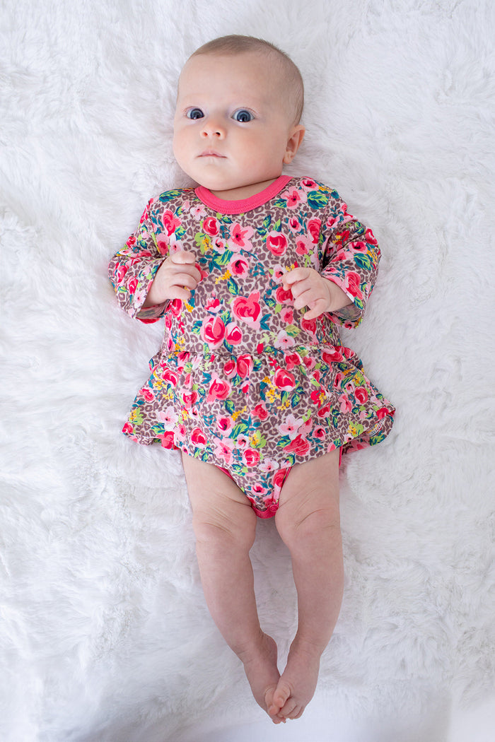 Savanna Rose Bodysuit Dress - Bestaroo