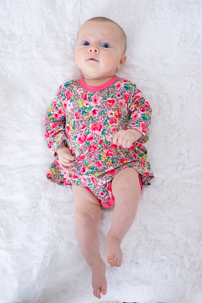 Savanna Rose Bodysuit Dress - Bestaroo