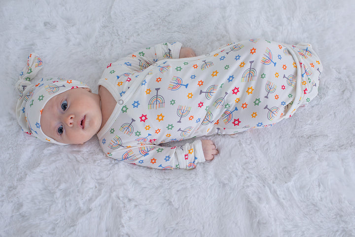 Happy Hanukkah Gown & Hat