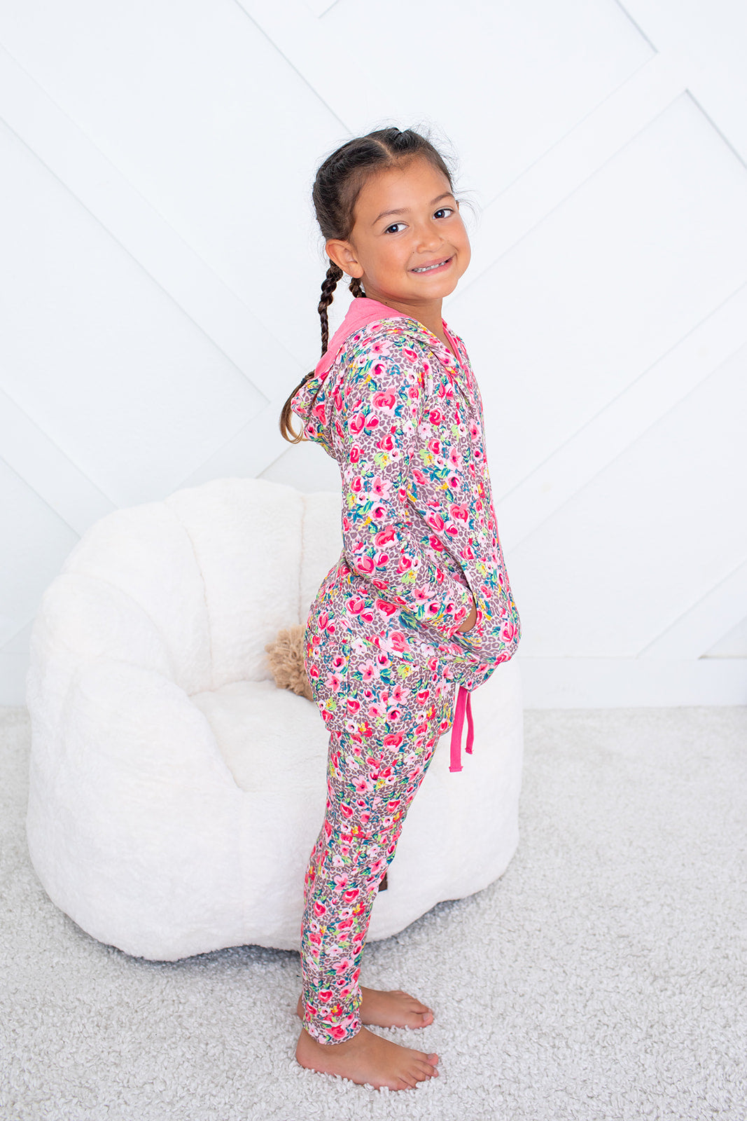 Savanna Rose Zipper Hoodie