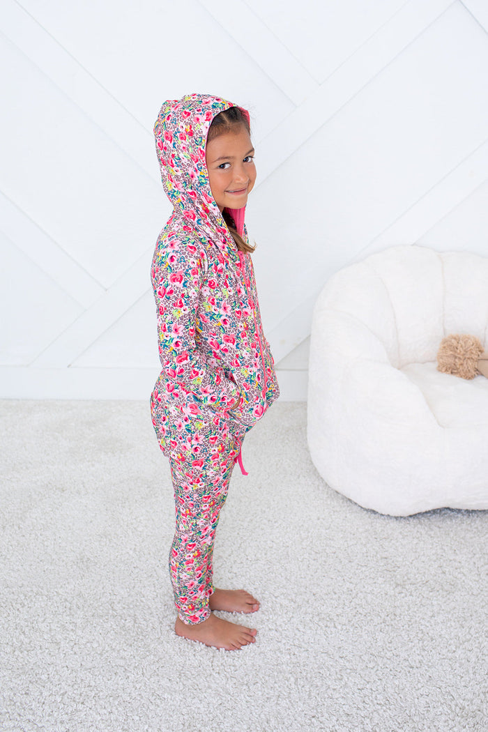 Savanna Rose Zipper Hoodie - Bestaroo