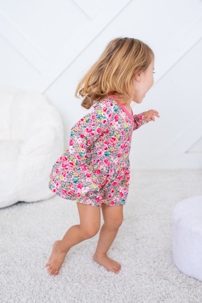 Savanna Rose Bodysuit Dress - Bestaroo