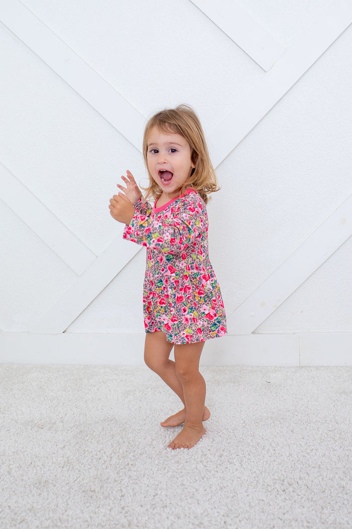 Savanna Rose Bodysuit Dress - Bestaroo