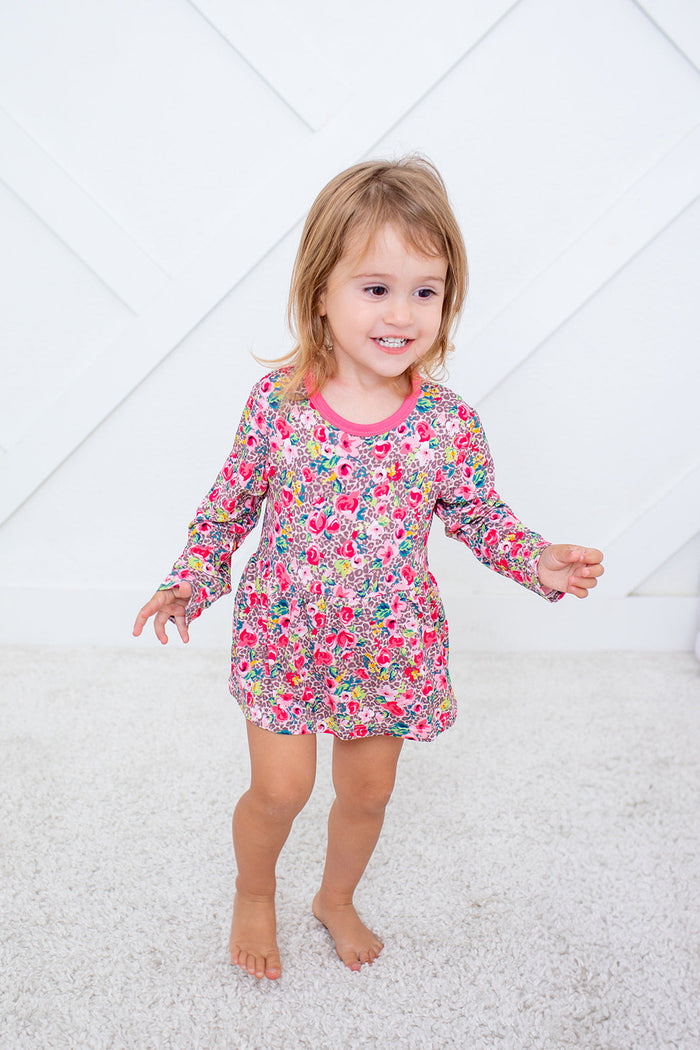 Savanna Rose Bodysuit Dress - Bestaroo