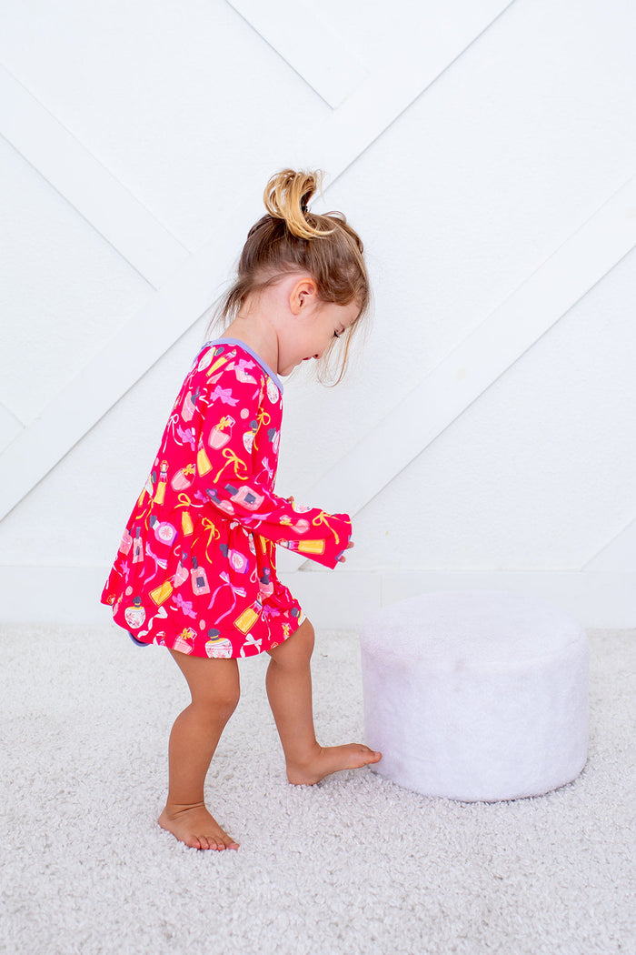 Sweet Scent L/S Bodysuit Dress - Bestaroo
